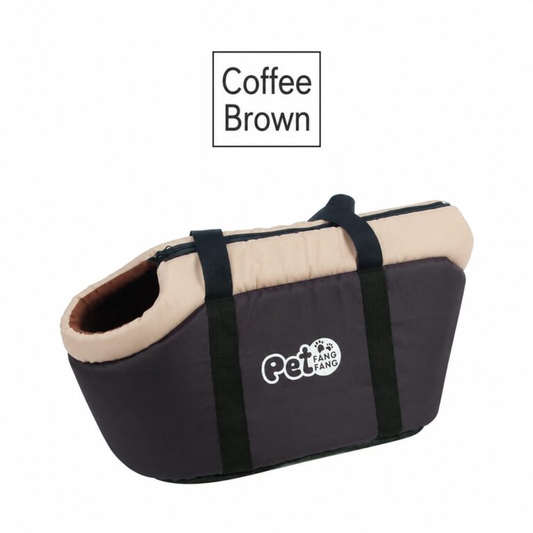 Classic coffee brown dog bag pet carrier