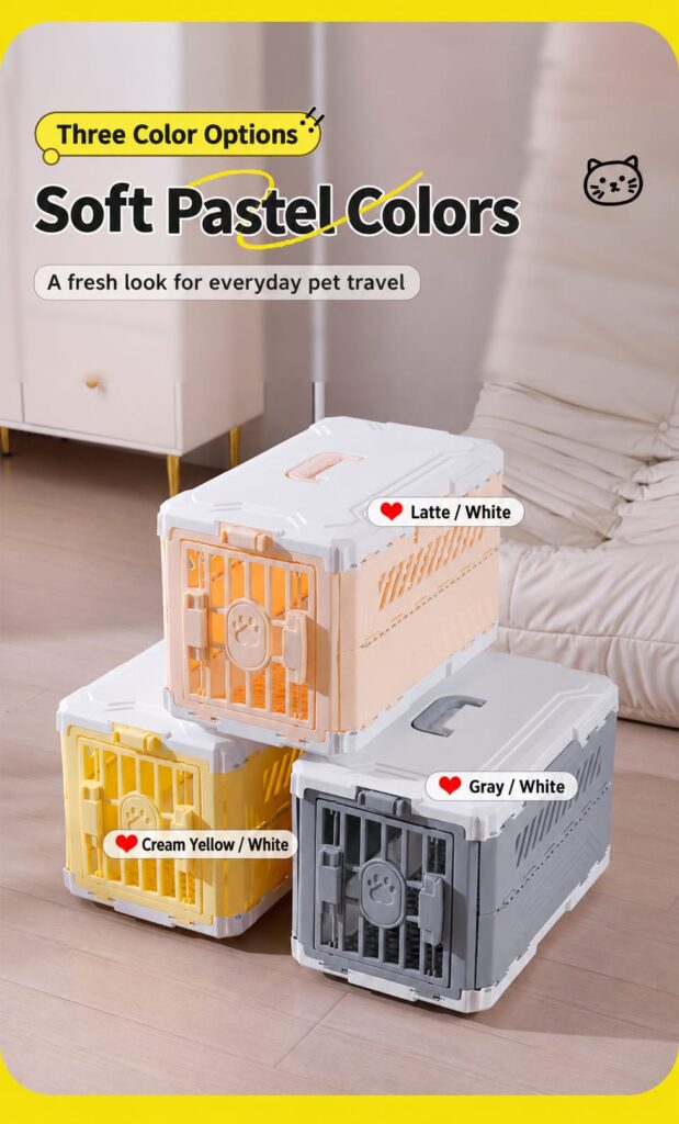 Gray and white, cream yellow and white, and latte and white color options
