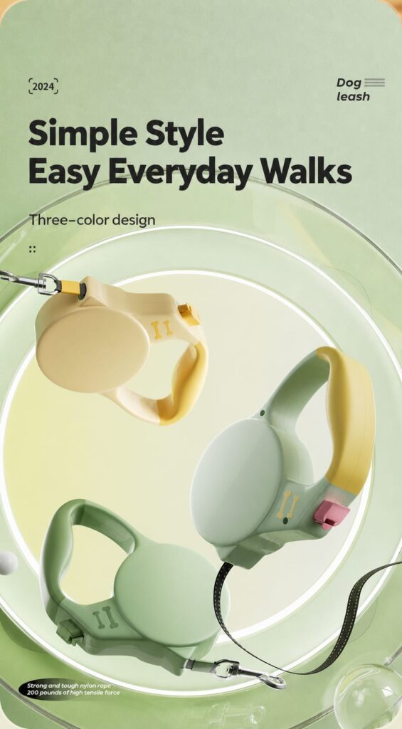 Pastel leash color and casing design examples